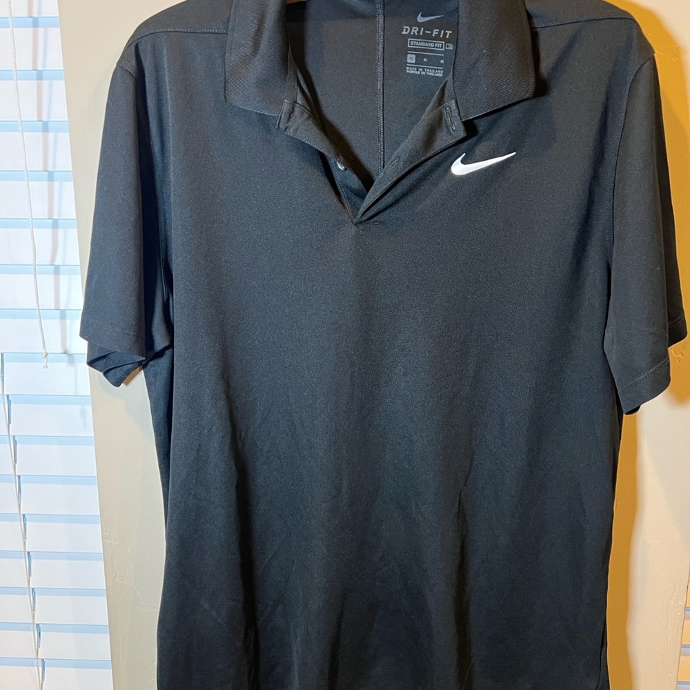 Nike Men's Charcoal Dri-FIT Polo